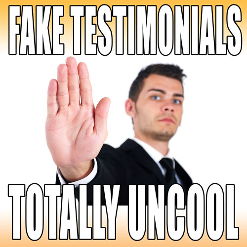 content marketing storytelling is not about fake testimonials